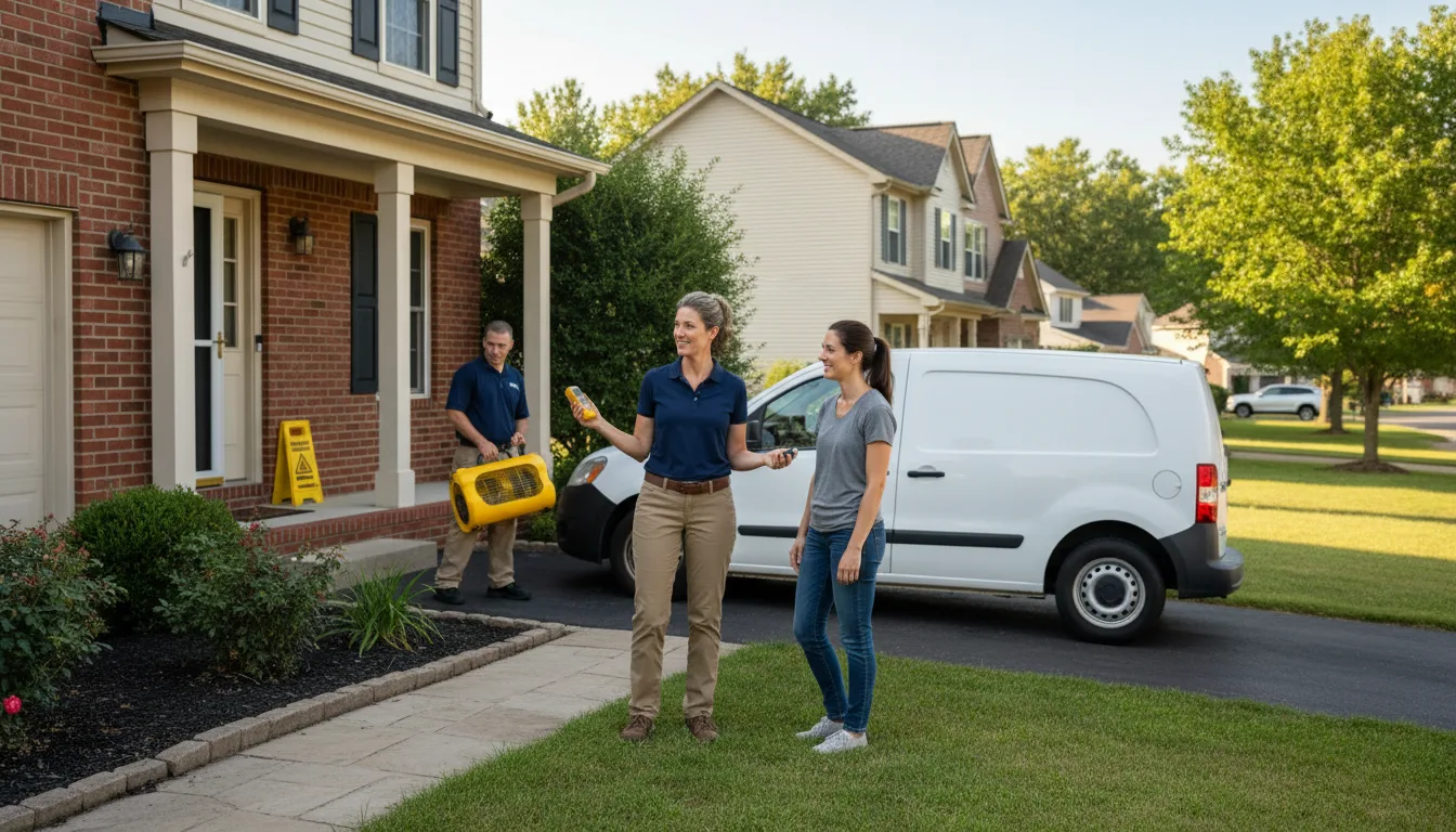 Water restoration image for Mold Remediation in North Prairie, WI